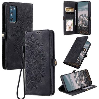 Skin Feel Totem Embossed Leather Phone Case