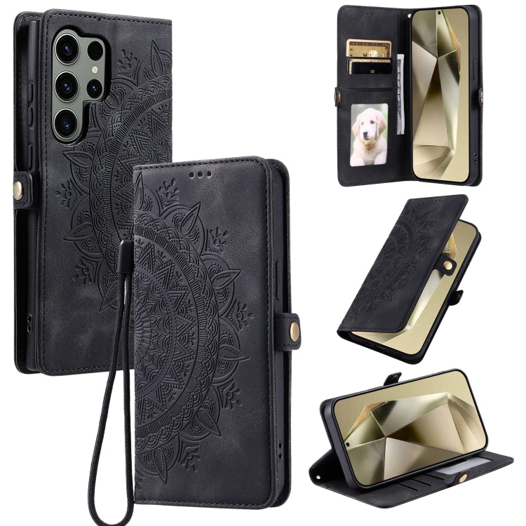 Skin Feel Totem Embossed Leather Phone Case
