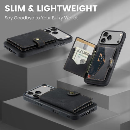 JEEHOOD J01 Retro Magnetic Detachable Wallet Phone Case