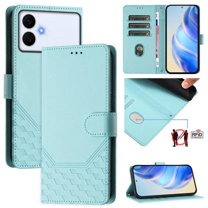 Honeycomb Embossing RFID Leather Phone Case