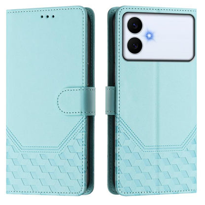 Honeycomb Embossing RFID Leather Phone Case
