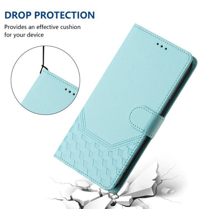 Honeycomb Embossing RFID Leather Phone Case