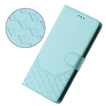 Honeycomb Embossing RFID Leather Phone Case