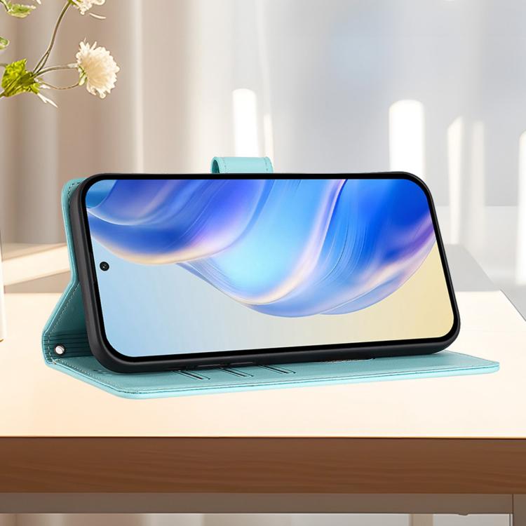 Honeycomb Embossing RFID Leather Phone Case