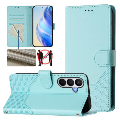 Honeycomb Embossing RFID Leather Phone Case