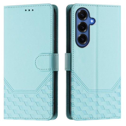 Honeycomb Embossing RFID Leather Phone Case