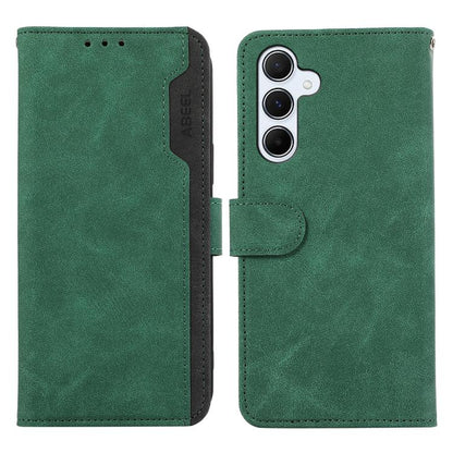 ABEEL Color Block Magnetic RFID Leather Phone Case