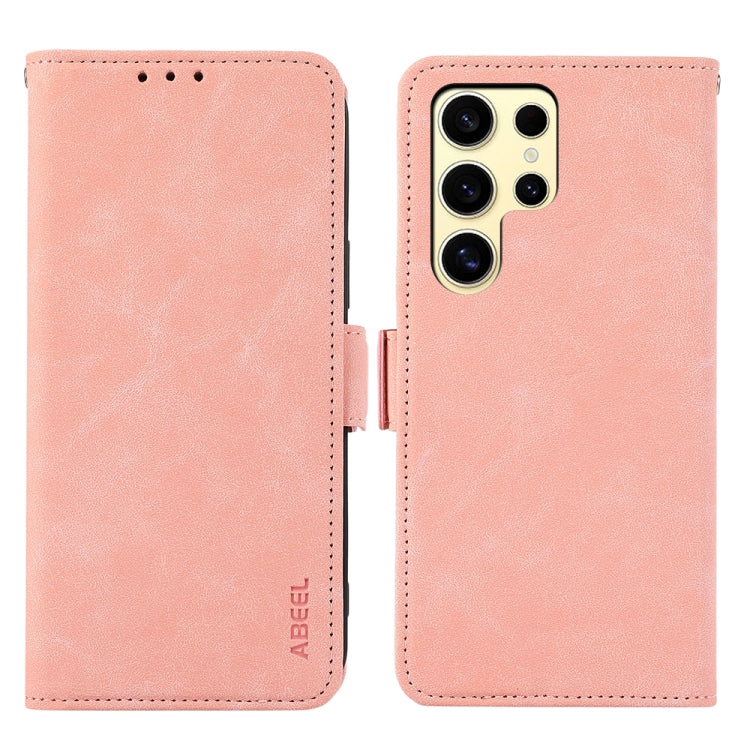 ABEEL Frosted Magnetic RFID Leather Phone Case