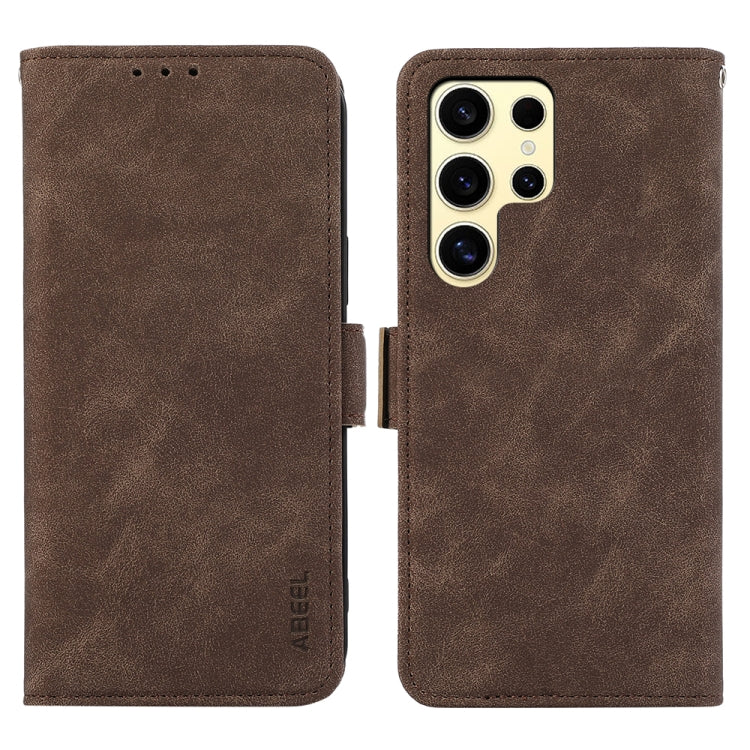 ABEEL Frosted Magnetic RFID Leather Phone Case