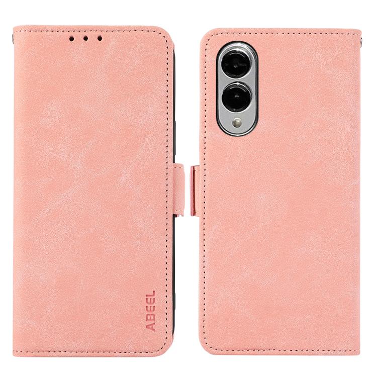 ABEEL Frosted Magnetic RFID Leather Phone Case