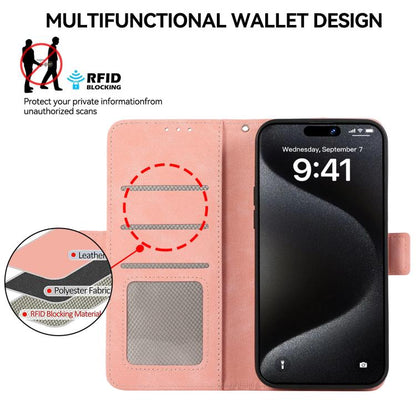 ABEEL Frosted Magnetic RFID Leather Phone Case