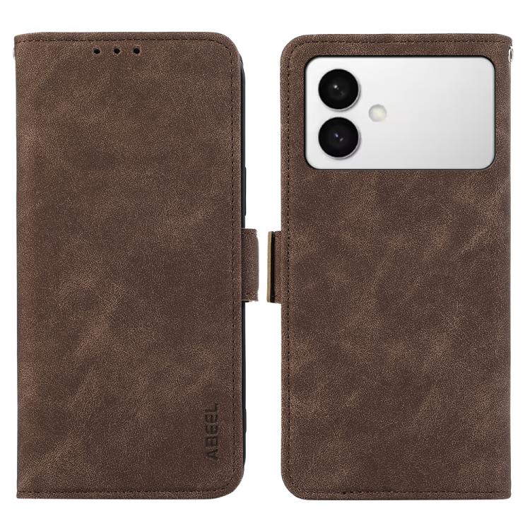 ABEEL Frosted Magnetic RFID Leather Phone Case