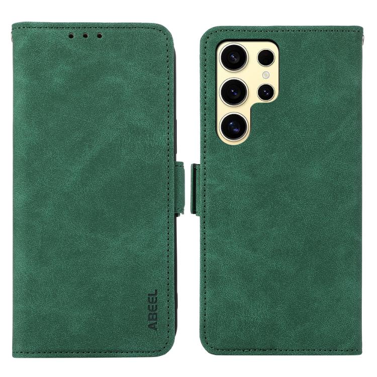 ABEEL Frosted Magnetic RFID Leather Phone Case