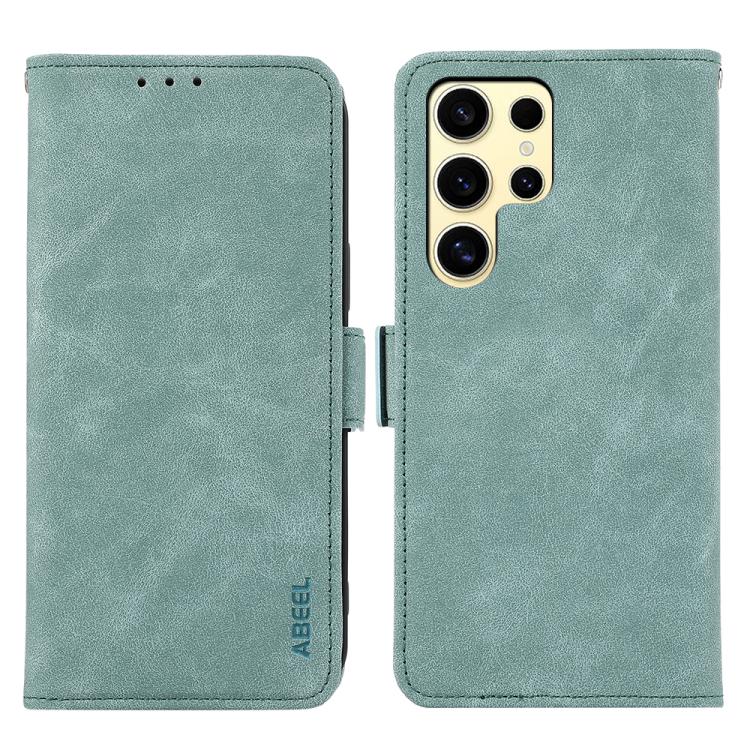 ABEEL Frosted Magnetic RFID Leather Phone Case