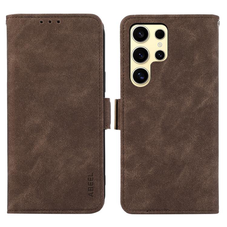 ABEEL Frosted Magnetic RFID Leather Phone Case
