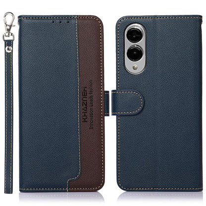 KHAZNEH Litchi Texture Leather RFID Phone Case