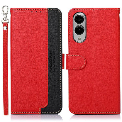 KHAZNEH Litchi Texture Leather RFID Phone Case
