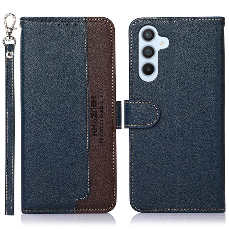 KHAZNEH Litchi Texture Leather RFID Phone Case