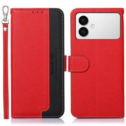 KHAZNEH Litchi Texture Leather RFID Phone Case