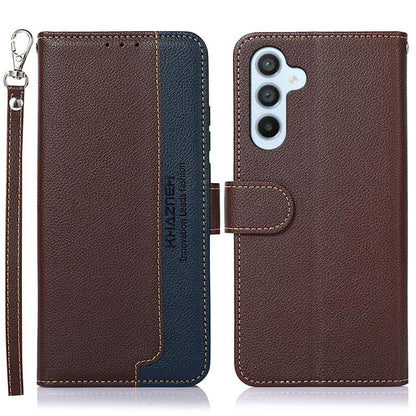 KHAZNEH Litchi Texture Leather RFID Phone Case