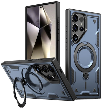 PC Hybrid TPU Armor MagSafe Ring Holder Phone Case