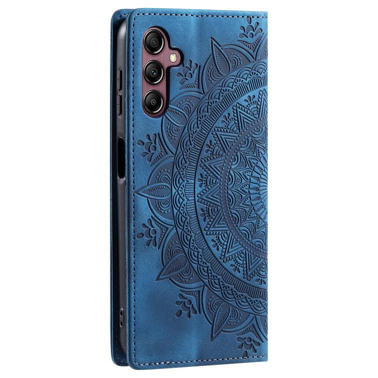 Totem Embossed Magnetic Leather Phone Case