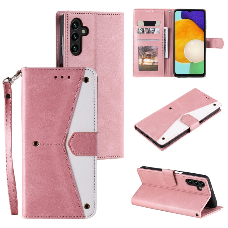 Nail Skin Feel Stitching Calf Texture Leather Phone Case