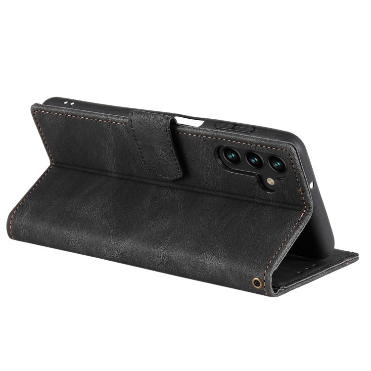 Nail Skin Feel Stitching Calf Texture Leather Phone Case