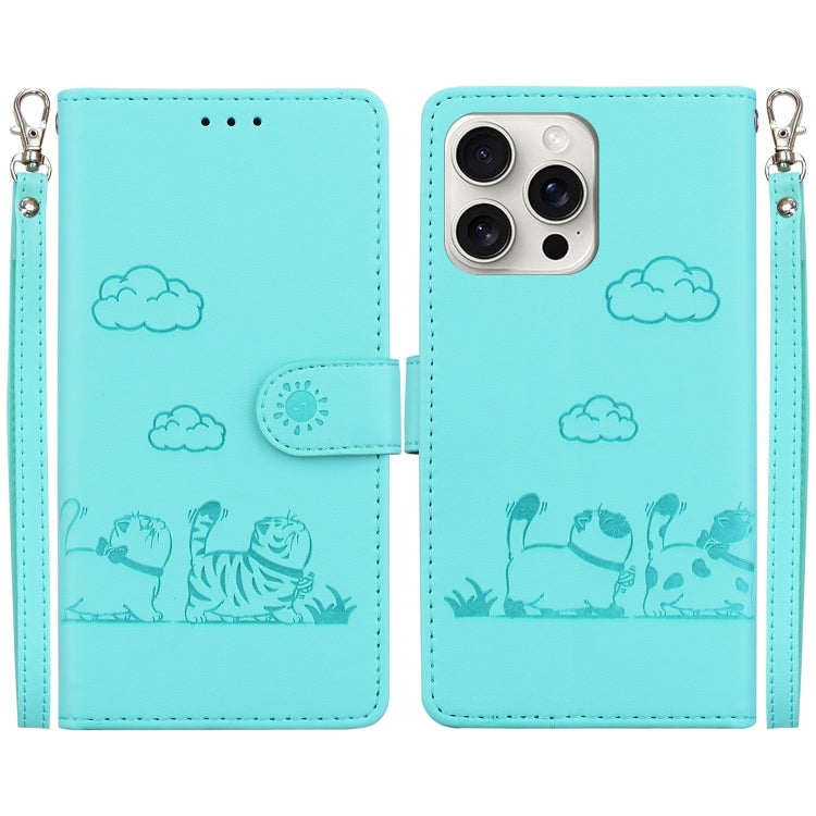 Cute Cats RFID Leather Phone Case