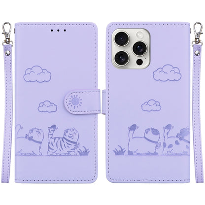 Cute Cats RFID Leather Phone Case