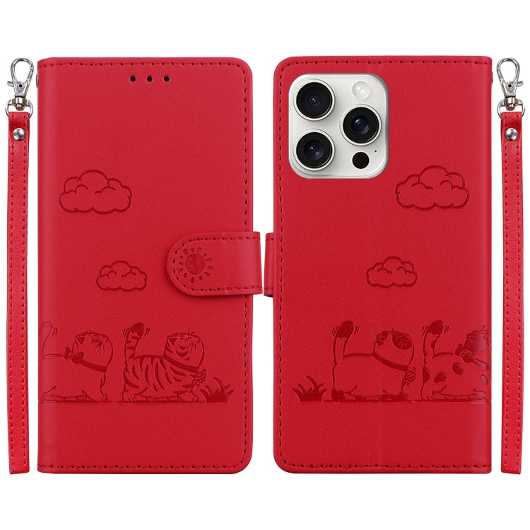 Cute Cats RFID Leather Phone Case