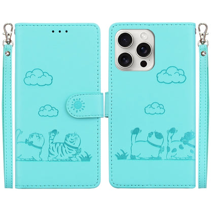 Cute Cats RFID Leather Phone Case