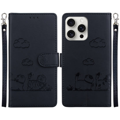 Cute Cats RFID Leather Phone Case
