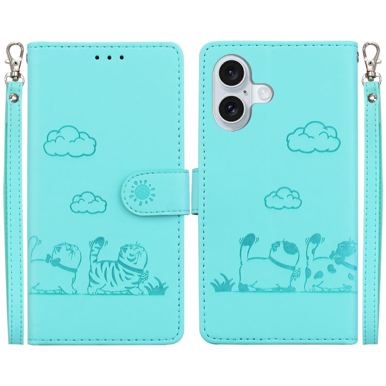 Cute Cats RFID Leather Phone Case