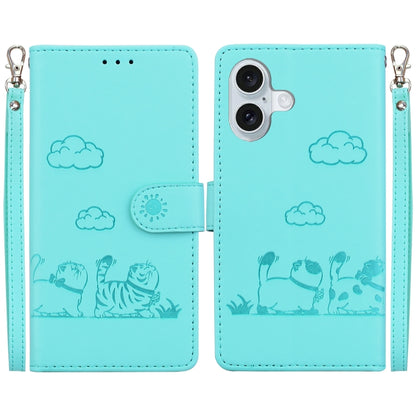 Cute Cats RFID Leather Phone Case