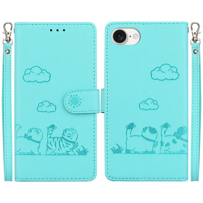 Cute Cats RFID Leather Phone Case