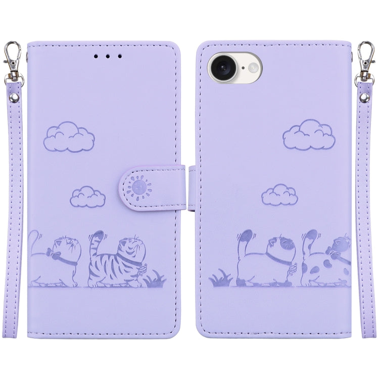 Cute Cats RFID Leather Phone Case