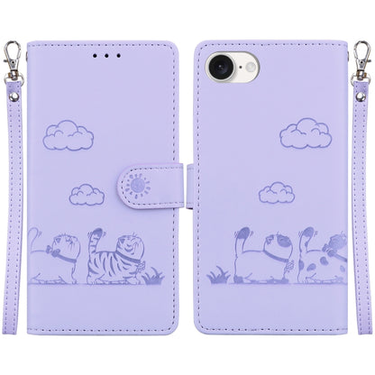 Cute Cats RFID Leather Phone Case