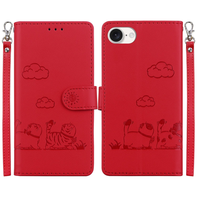 Cute Cats RFID Leather Phone Case