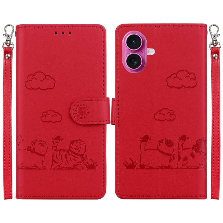 Cute Cats RFID Leather Phone Case