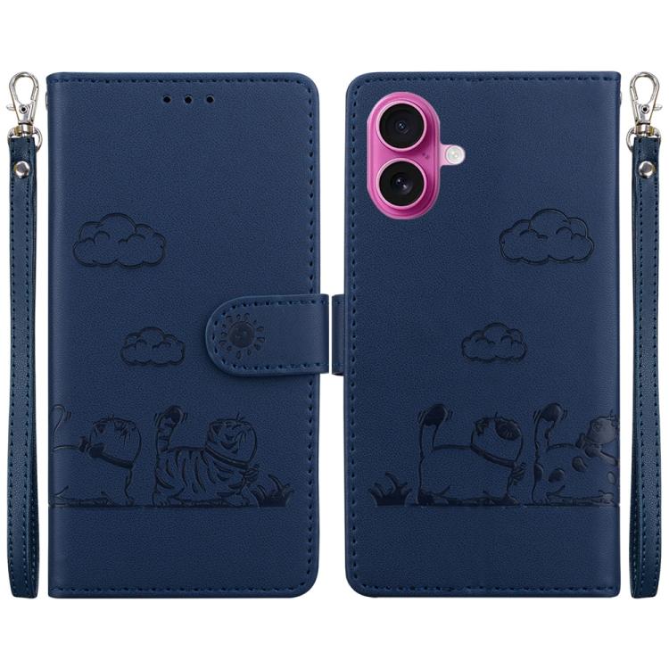 Cute Cats RFID Leather Phone Case