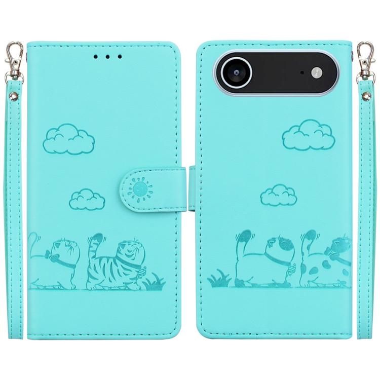 Cute Cats RFID Leather Phone Case