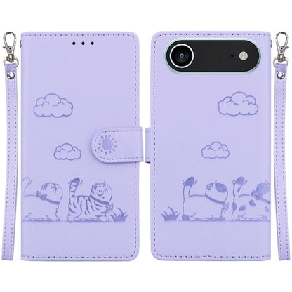 Cute Cats RFID Leather Phone Case
