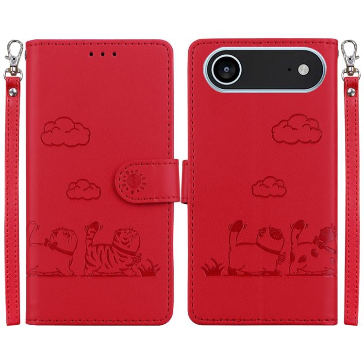 Cute Cats RFID Leather Phone Case