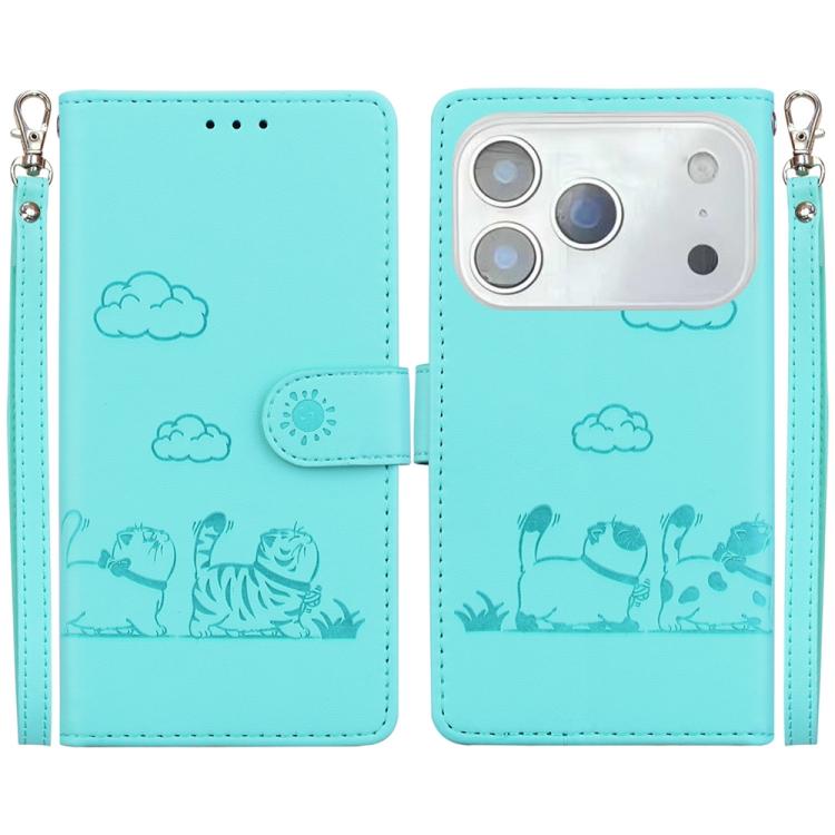 Cute Cats RFID Leather Phone Case