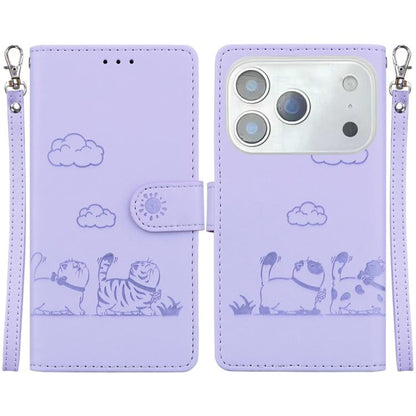 Cute Cats RFID Leather Phone Case