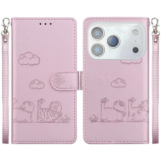 Cute Cats RFID Leather Phone Case