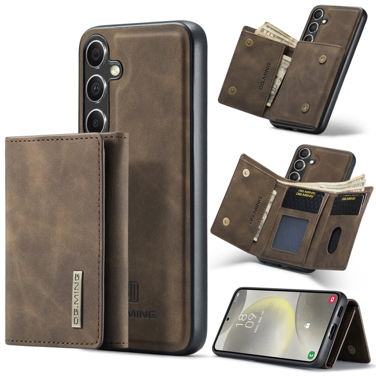 DG.MING M1 Series 3-Fold Multi Card Wallet + Magnetic Phone Case