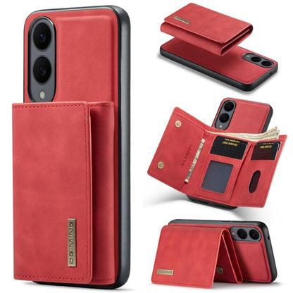 DG.MING M1 Series 3-Fold Multi Card Wallet + Magnetic Phone Case