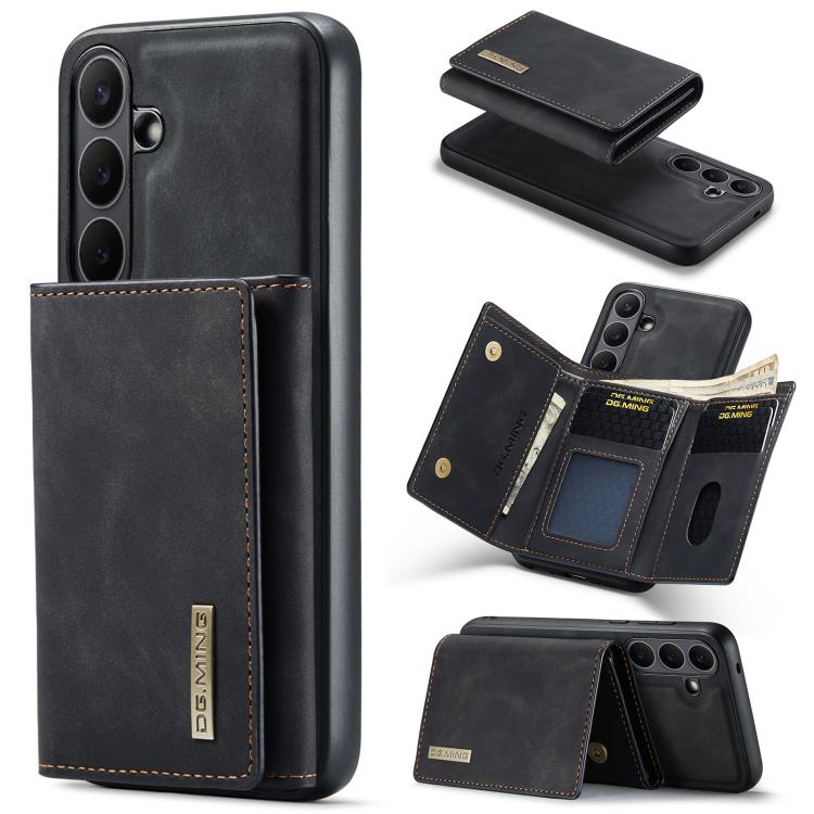 DG.MING M1 Series 3-Fold Multi Card Wallet + Magnetic Phone Case